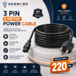 3 Pin 5 Metre Power Cable