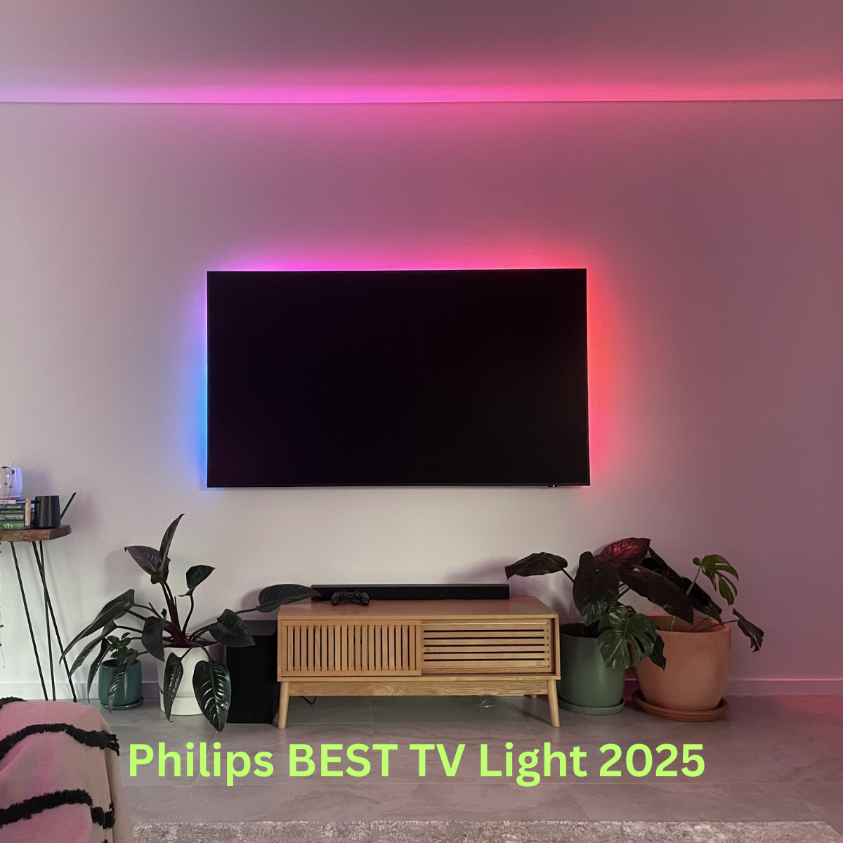 Philips TV Light – LED Backlight for TVs, Enhance Viewing Experience with Adjustable Colors & Remote Control