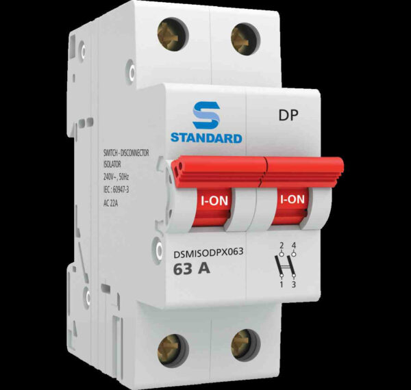 25A Four Pole Isolator MCB