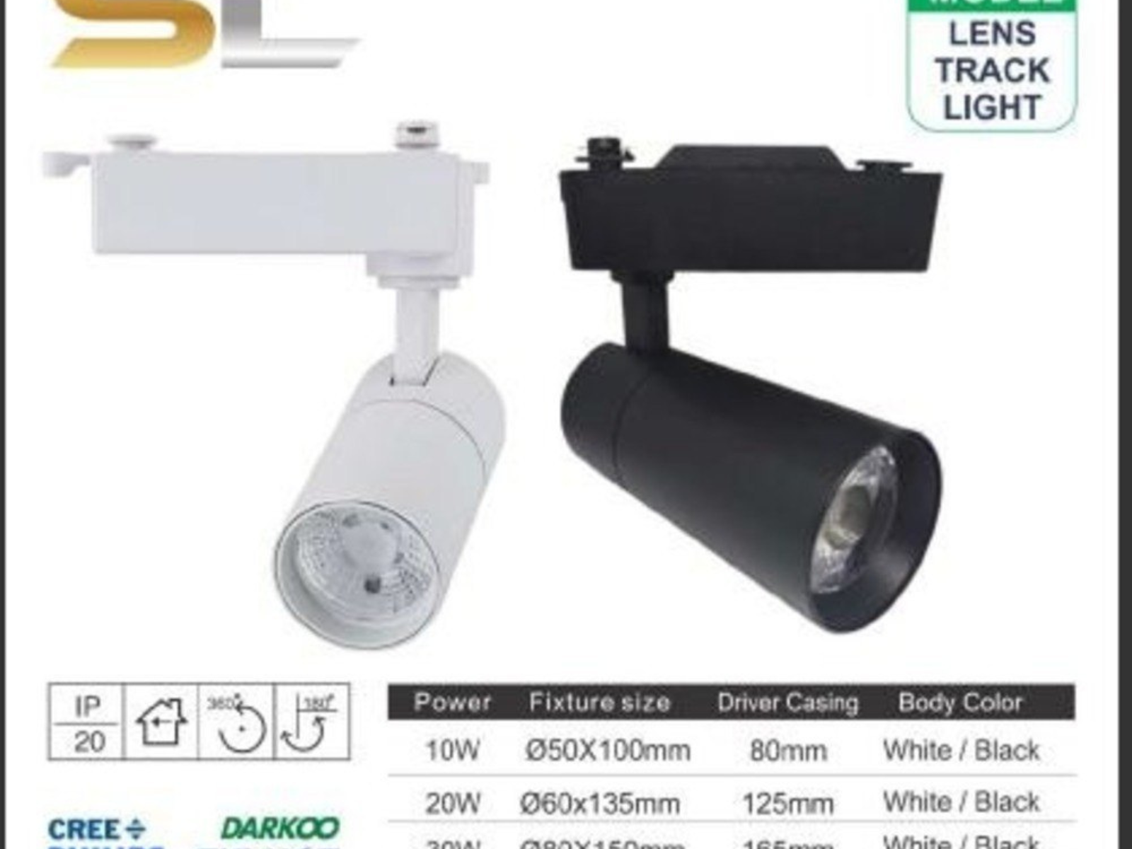 The ReneSola 30W LED Track light