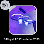 3 Rings LED Chandelier