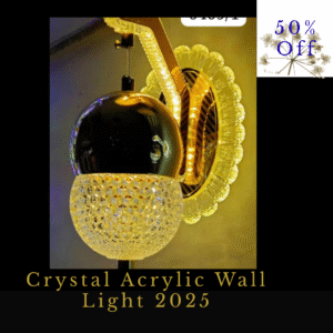 Crystal Acrylic Wall Light