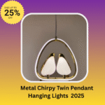 Metal Chirpy Twin Pendant Hanging Lights