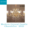 Modern Crystal Candle Chandelier