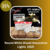 Round White Diwali Decorative Lights