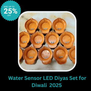 Water Sensor LED Diyas Set for Diwali