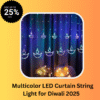 Multicolor LED Curtain String Light for Diwali