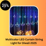 Multicolor LED Curtain String Light for Diwali