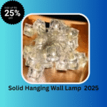 White Solid Hanging Wall Lamp