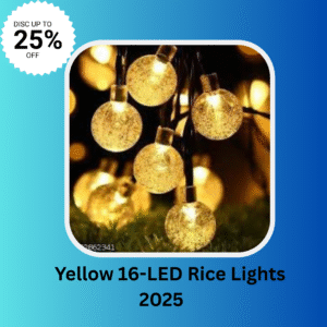 Yellow 16-LED Rice Lights