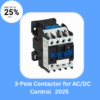 3-Pole Contactor for AC/DC Supply