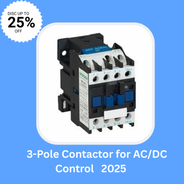 3-Pole Contactor for AC/DC Supply