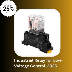 Industrial Relay for Low-Voltage Control
