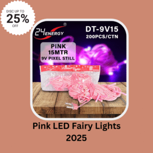 Pink LED Fairy Lights