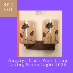 Nogaiya Glass Wall Lamp Living Room Light