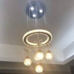 Weldecor Modern Multicolour LED Ceiling Chandelier – Elegant Decorative Lighting for Home - Image 2