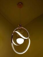 Modern White Hanging Ceiling Pendant Light - Image 2