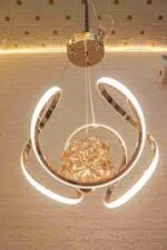 Modern White Hanging Ceiling Pendant Light - Image 4