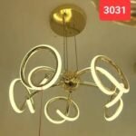 Modern 64W LED Ceiling Chandelier – Aluminum Flush Mount Ceiling Light - Image 4