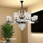 Modern Luxury LED Crystal Chandelier for Villa Decoration - Image 3