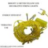 14-LED Yellow Pixel String Lights