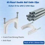 20mm Plastic Saddle Clip — Nail Clip Mount - Image 3