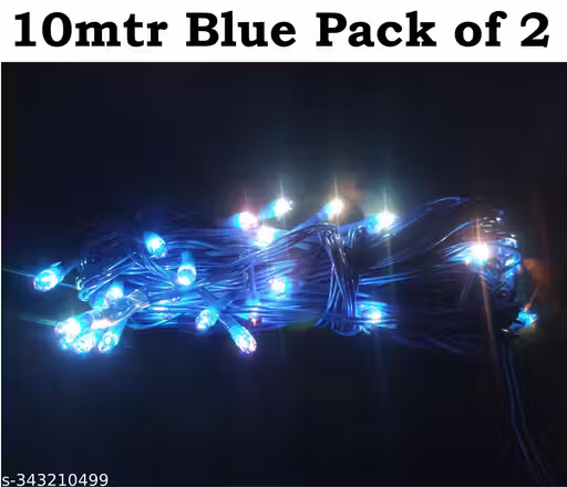 10 mtr Blue Diwali Lights